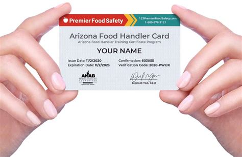 az smart health card|az food handler card online.